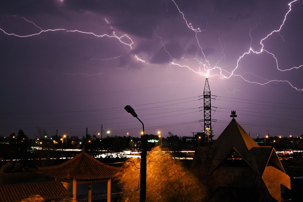 lighting strike